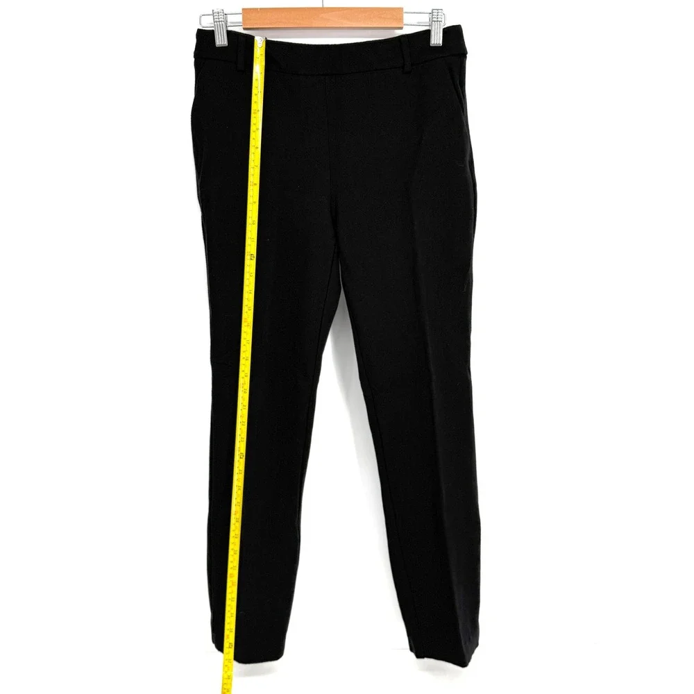 Dalia‎ Womens Black Slim Leg Stretch Dress Pants Professional Sz M